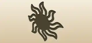 Sun silhouette