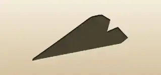 Paper Plane silhouette