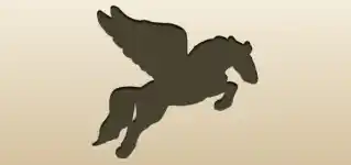 Pegasus silhouette
