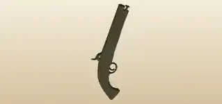Pistol silhouette