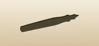 Pen silhouette