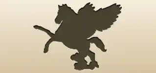 Pegasus silhouette