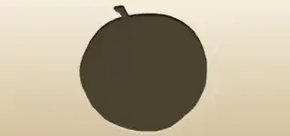 Apple silhouette
