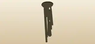 Wind Chimes silhouette