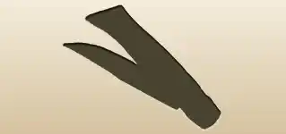 Knife silhouette