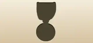 Medal silhouette