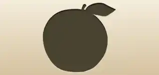Apple silhouette