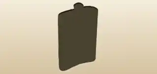 Flask silhouette