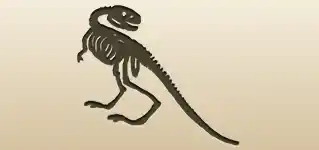 Skeleton silhouette