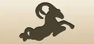 Capricorn silhouette