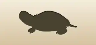 Turtle silhouette