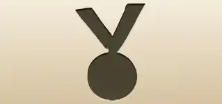 Medal silhouette