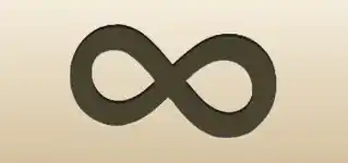 Infinity Symbol silhouette