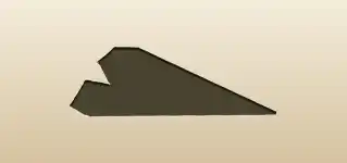 Paper Plane silhouette