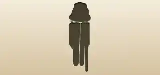Wind Chimes silhouette
