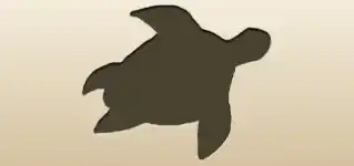 Turtle silhouette