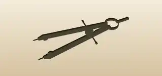 Drafting Compass silhouette