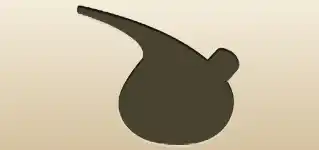 Retort Flask silhouette