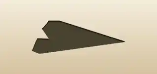 Paper Plane silhouette