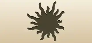 Sun silhouette