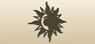 Sun silhouette