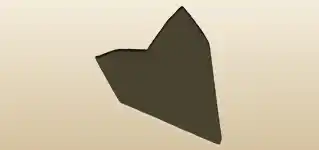 Paper Plane silhouette