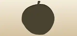 Apple silhouette