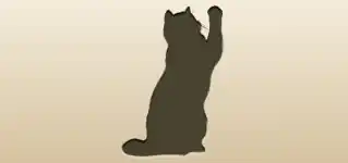 Cat silhouette