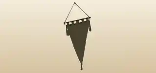 Pennant silhouette