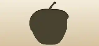 Apple silhouette