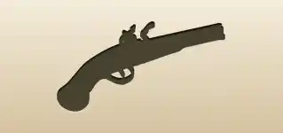 Pistol silhouette