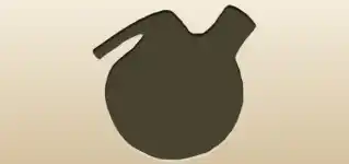 Retort Flask silhouette