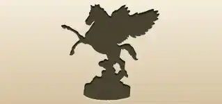 Pegasus silhouette
