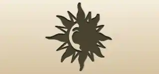Sun silhouette