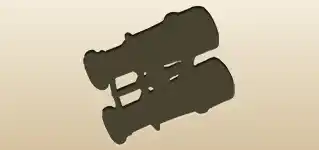 Binoculars silhouette