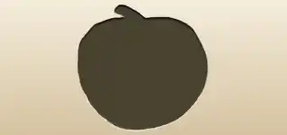 Apple silhouette
