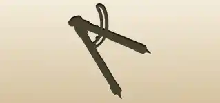 Drafting Compass silhouette