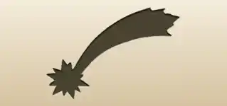Comet silhouette
