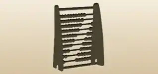 Abacus silhouette