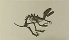 骸骨のシルエット