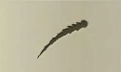 彗星のシルエット