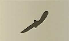 Knife silhouette