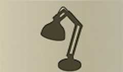 Desk Lamp silhouette