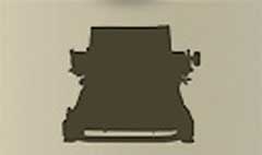 Typewriter silhouette