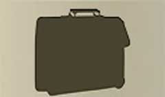 Briefcase silhouette