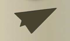 Paper Plane silhouette