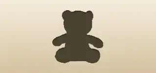 Teddy Bear silhouette