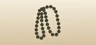 Bead Necklace silhouette