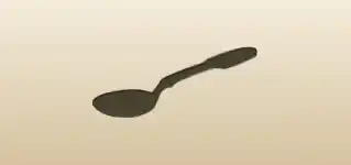 Teaspoon silhouette