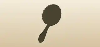 Hair Brush silhouette